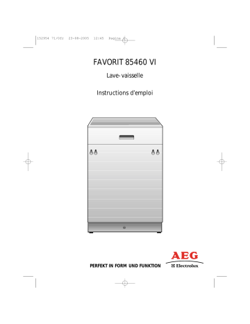 Aeg-Electrolux F85460VI Manuel utilisateur | Fixfr