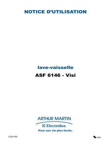 ARTHUR MARTIN ELECTROLUX ASF6146S Manuel utilisateur | Fixfr