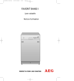 AEG F84460IW Manuel utilisateur