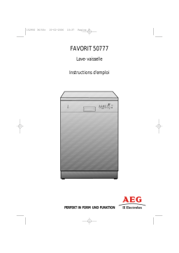 Aeg-Electrolux F50777S Manuel utilisateur