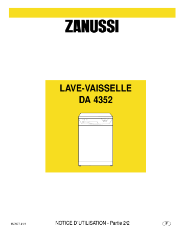 Zanussi DA4352 Manuel utilisateur | Fixfr