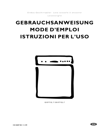 GA811GLI.1 | GA811GL.1 | Electrolux GA811GLI.I Manuel utilisateur | Fixfr