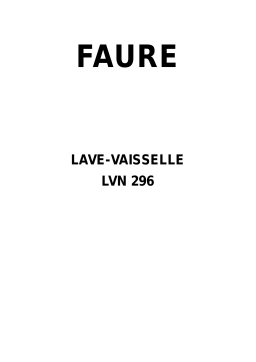 Faure LVN296W Manuel utilisateur