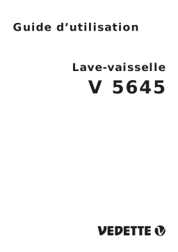 Vedette V5645 Manuel utilisateur