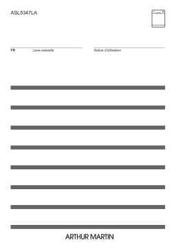 ARTHUR MARTIN ELECTROLUX ASL5347LA Manuel utilisateur