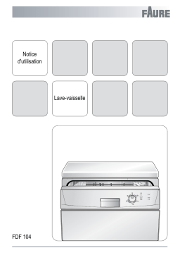 Faure FDF104 Manuel utilisateur