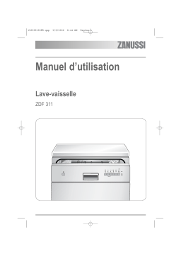 Zanussi ZDF311 Manuel utilisateur