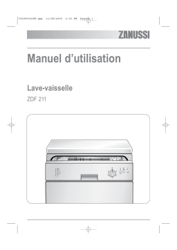 Zanussi ZDF211 Manuel utilisateur