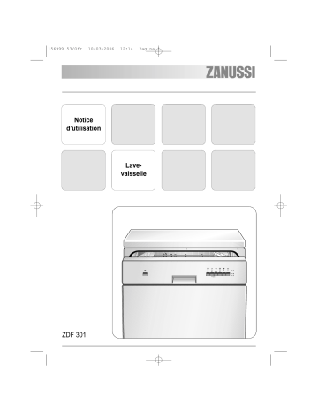 Zanussi ZDF301 Manuel utilisateur | Fixfr