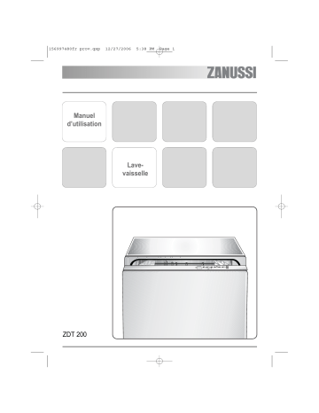 Zanussi ZDT200 Manuel utilisateur | Fixfr