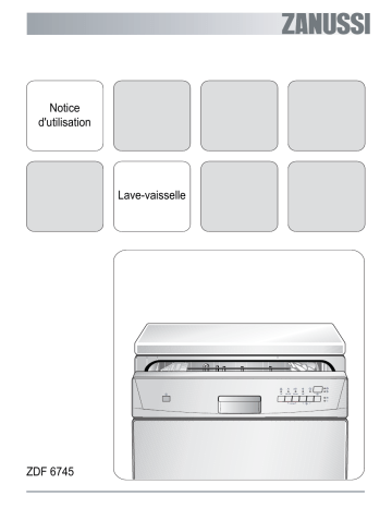 Zanussi ZDF6745 Manuel utilisateur | Fixfr