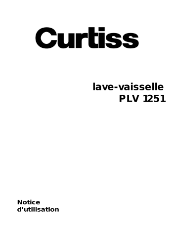 Curtiss PLV1251 Manuel utilisateur | Fixfr