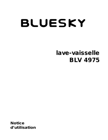 Bluesky BLV4975 Manuel utilisateur | Fixfr