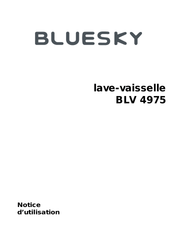 Bluesky BLV4975 F---(DRAFT)- Manuel utilisateur | Fixfr
