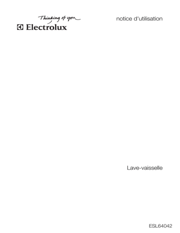 Electrolux ESL64042 Manuel utilisateur | Fixfr