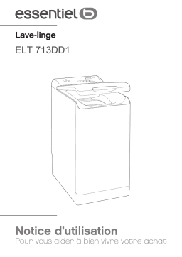 Essentiel b ELT713DD1 Manuel utilisateur