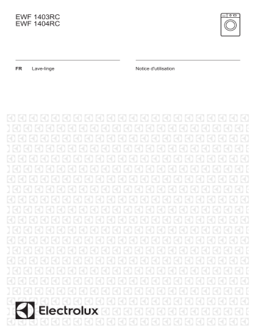 EWF1403RC | Electrolux EWF1404RC Manuel utilisateur | Fixfr