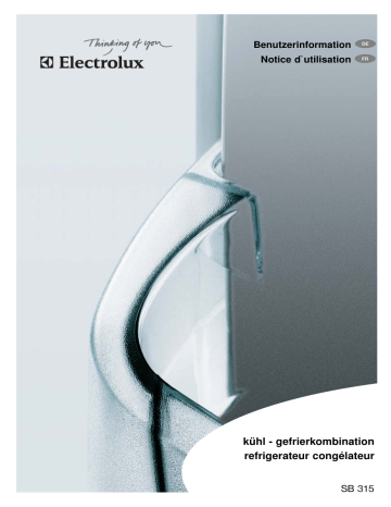 Electrolux SB315 Manuel utilisateur | Fixfr