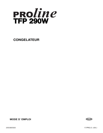 Proline TFP290W Manuel utilisateur | Fixfr