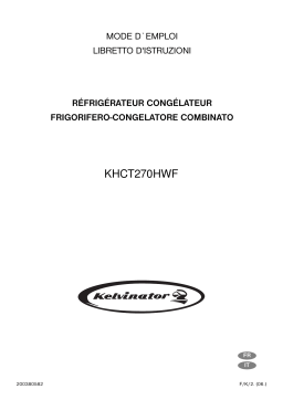 Kelvinator KHCT270HWF Manuel utilisateur