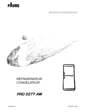 Faure FRD2277AW Manuel utilisateur | Fixfr