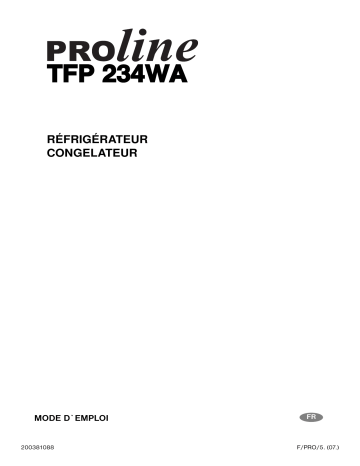 Proline TFP234WA Manuel utilisateur | Fixfr