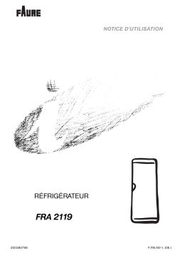 Faure FRA2119 Manuel utilisateur