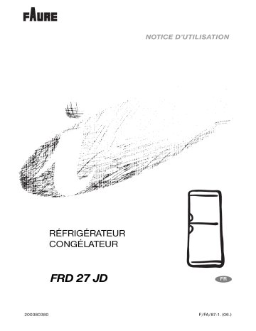 Faure FRD27JD Manuel utilisateur | Fixfr