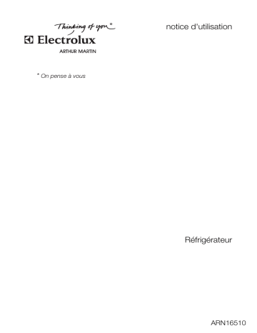 ARTHUR MARTIN ELECTROLUX ARN16510 Manuel utilisateur | Fixfr