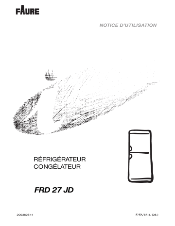 Faure FRD27JD Manuel utilisateur | Fixfr