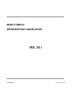 Listo RDL28.1 Manuel utilisateur