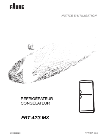 Faure FRT423MX Manuel utilisateur | Fixfr