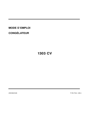 Curtiss 1303CV Manuel utilisateur | Fixfr