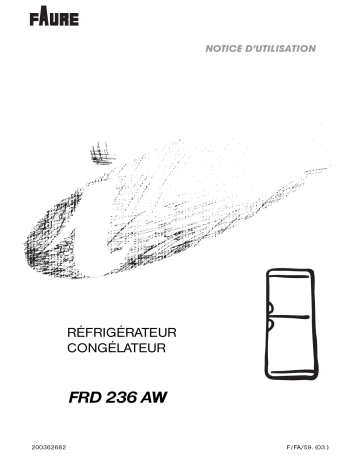 Faure FRD 236 AW Manuel utilisateur | Fixfr