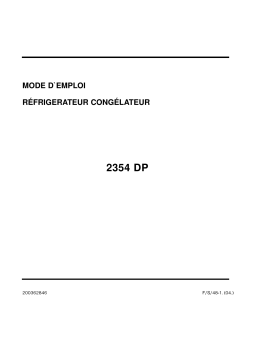 Curtiss 2354DP Manuel utilisateur