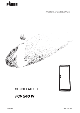 Faure FCV 240 W Manuel utilisateur