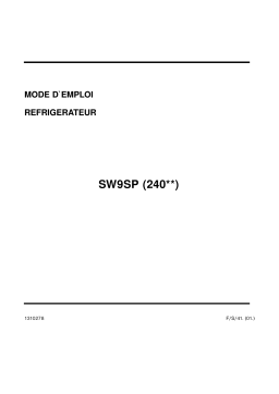 Seaway SW9SP Manuel utilisateur