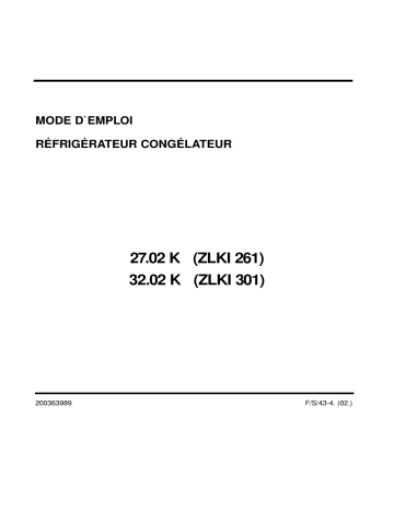 27.02K | Curtiss 32.02K Manuel utilisateur | Fixfr