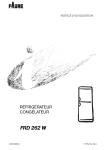 Faure FRD 262 W Notice d'utilisation : IA et PDF
