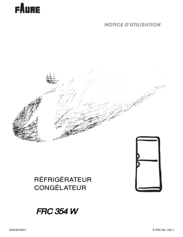 Faure FRC 354 W Manuel utilisateur | Fixfr