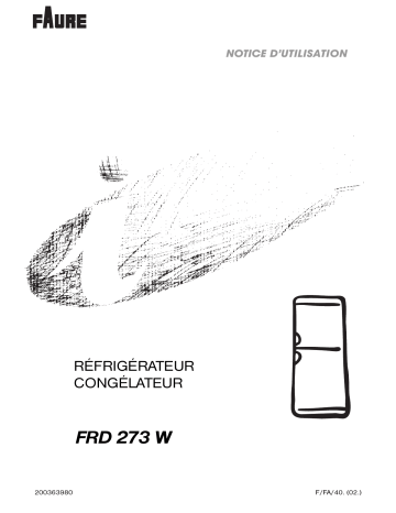 Faure FRD 273 W Manuel utilisateur | Fixfr