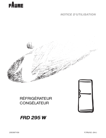 Faure FRD 295 W Manuel utilisateur | Fixfr