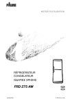 Faure FRD 275 AW Manuel utilisateur