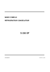 Selecline S293DF Manuel utilisateur