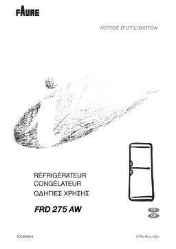 Faure FRD275AW Manuel utilisateur
