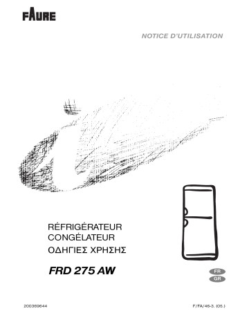 Faure FRD275AW Manuel utilisateur | Fixfr