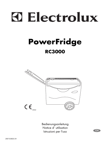 Electrolux RC3000EGP Manuel utilisateur | Fixfr