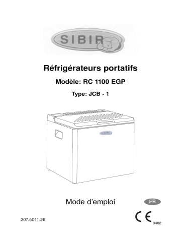 Sibir (N-SR) RC1100EGP Manuel utilisateur | Fixfr