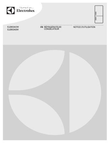 EJ2803ASW | Electrolux EJ2803AOW Manuel utilisateur | Fixfr