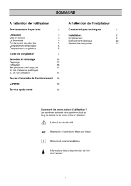 Faure FRC3127AW Manuel utilisateur